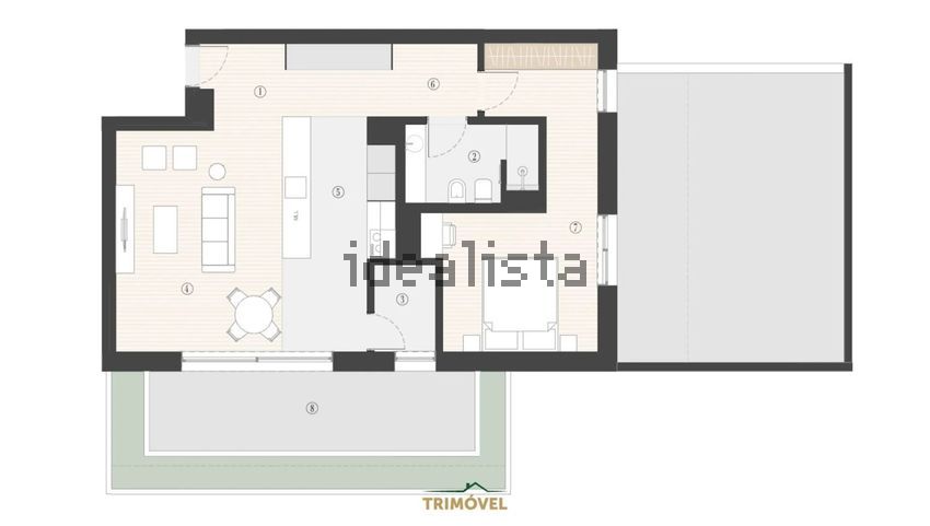 Apartamento T1 à venda em Canidelo, Vila Nova de Gaia — foto 2