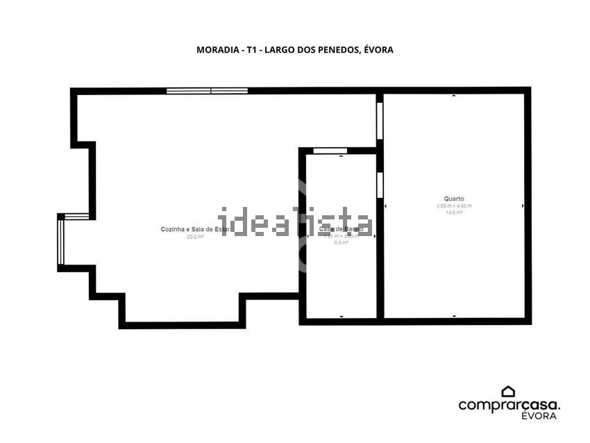 Apartamento T1 à venda em Évora (São Mamede, Sé, São Pedro e Santo Antão), Évora — foto 37