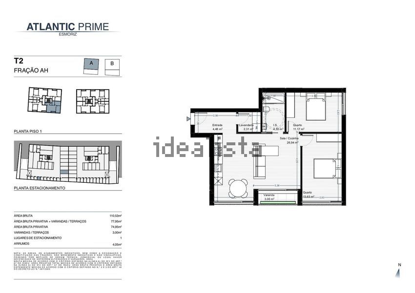 Apartamento T2 à venda em Esmoriz, Ovar — foto 2