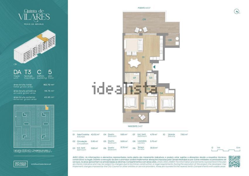 Apartamento T3 à venda em Arcozelo, Vila Nova de Gaia — foto 2