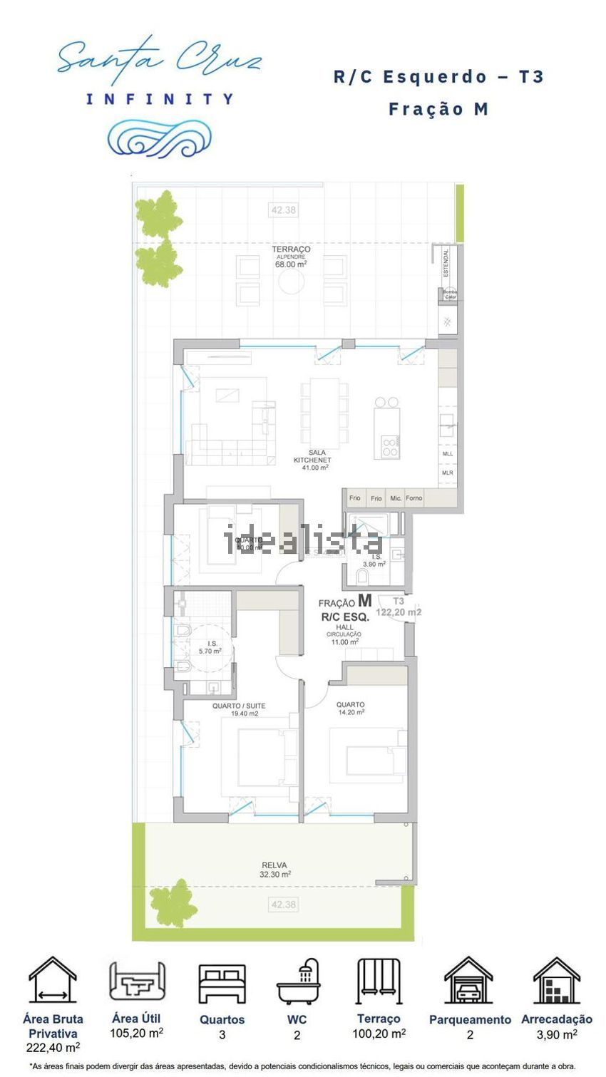 Apartamento T3 à venda em A dos Cunhados, Torres Vedras — foto 2