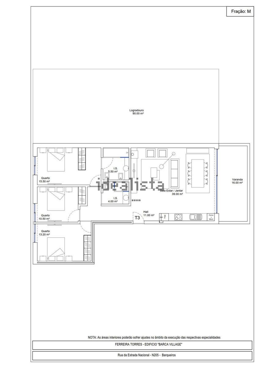 Apartamento T3 à venda em Barqueiros, Barcelos — foto 2