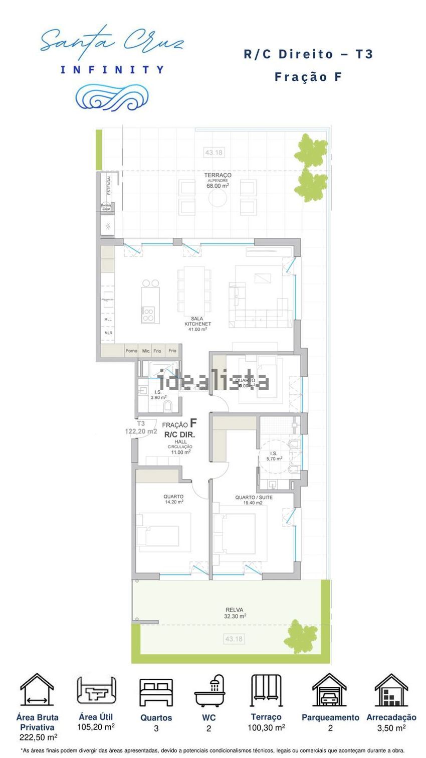 Apartamento T3 à venda em A dos Cunhados, Torres Vedras — foto 2