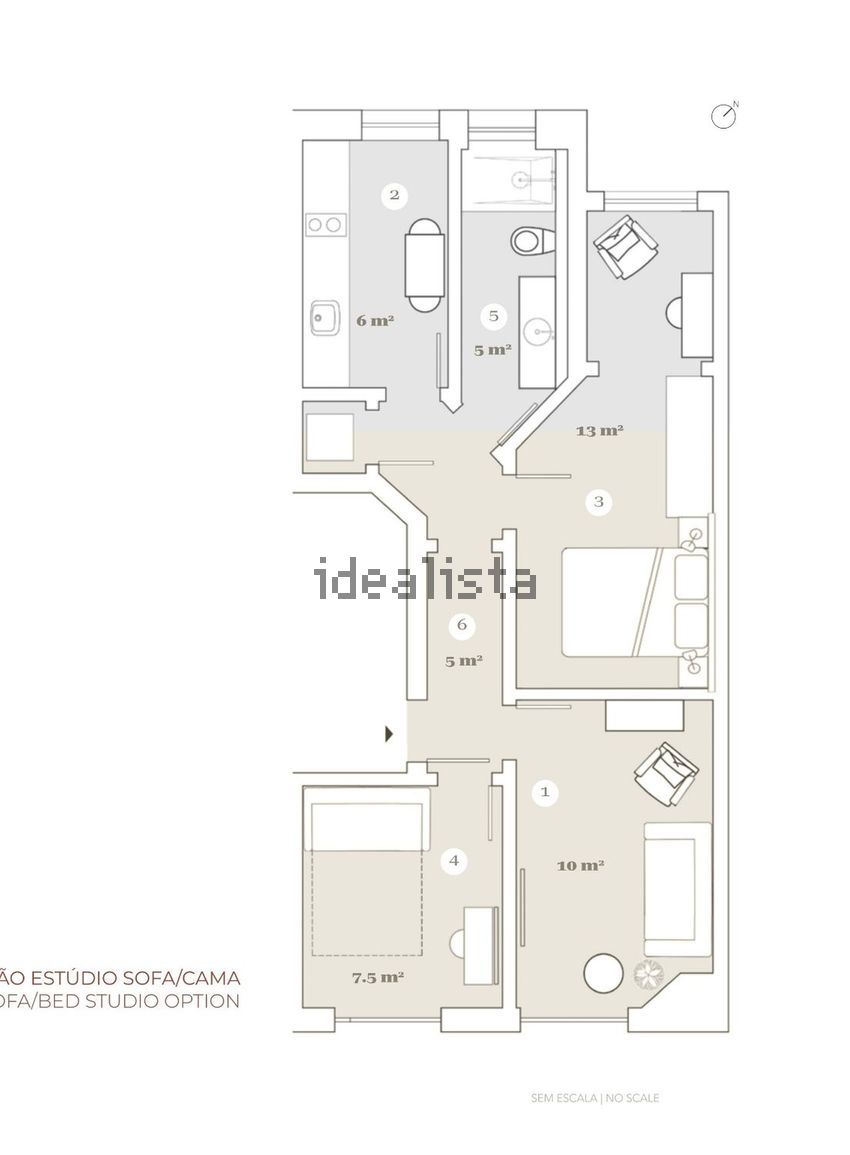 Apartamento T1 à venda em Avenidas Novas, Lisboa — foto 23