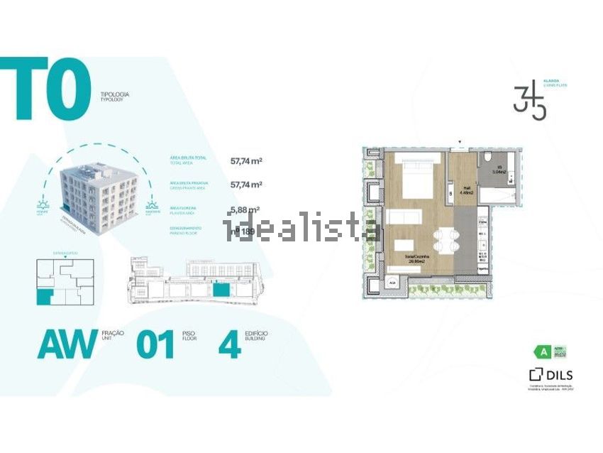 Apartamento T0 à venda em Carcavelos e Parede, Cascais — foto 2