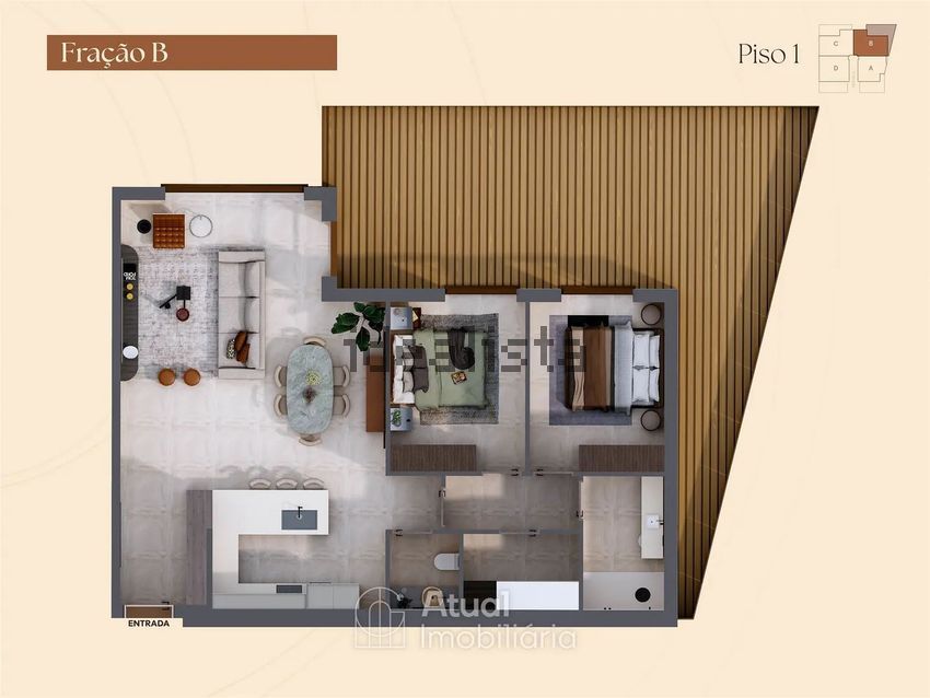 Apartamento T2 à venda em Lustosa, Lousada — foto 3