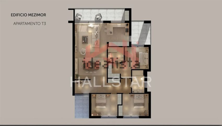 Apartamento T3 à venda em Santa Eufémia e Boa Vista, Leiria — foto 2