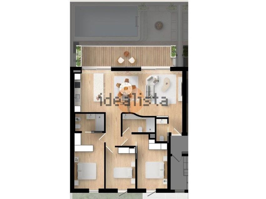 Apartamento T3 à venda em Fuseta, Olhão — foto 4