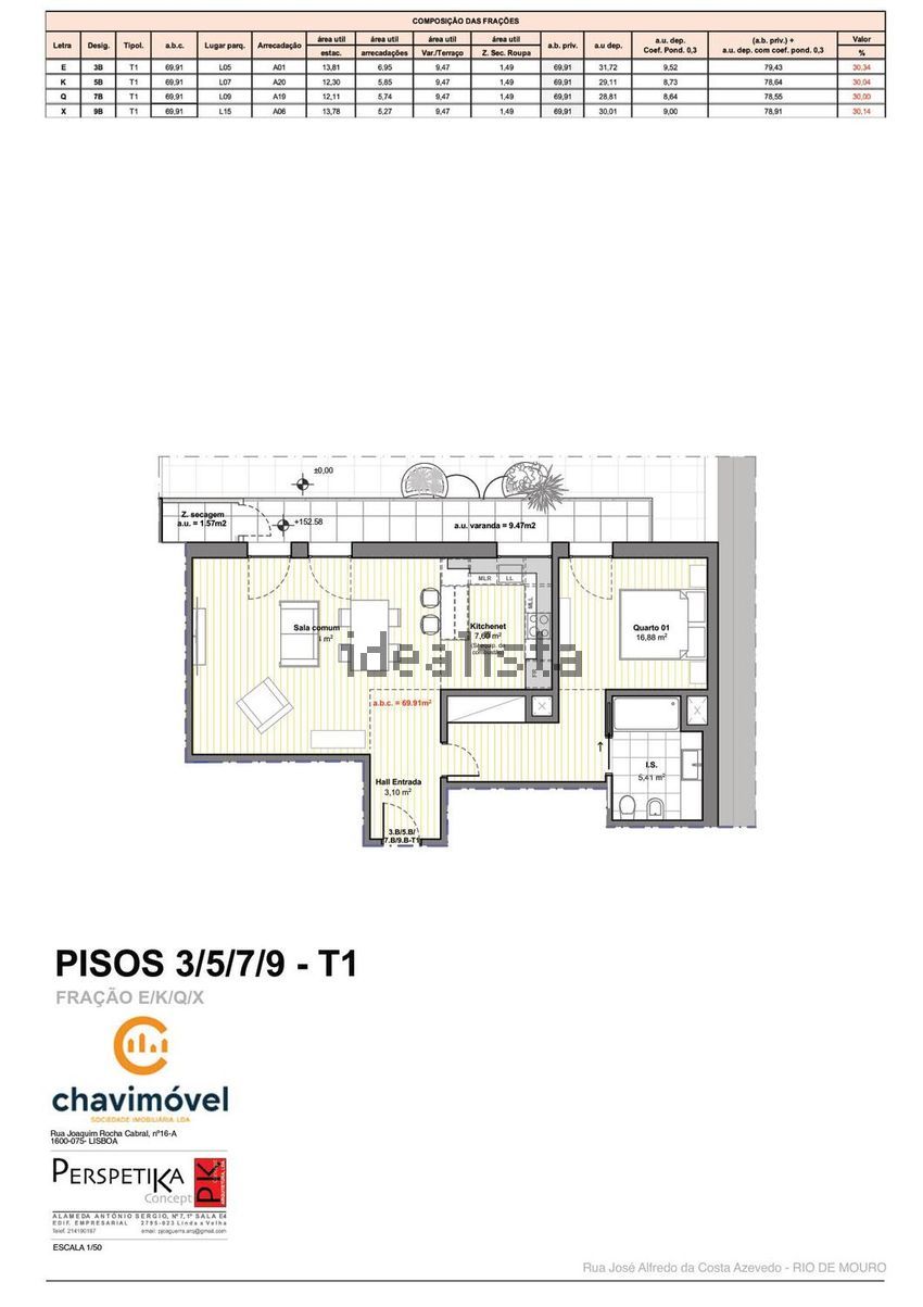 Apartamento T1 à venda em Rio de Mouro, Sintra — foto 2
