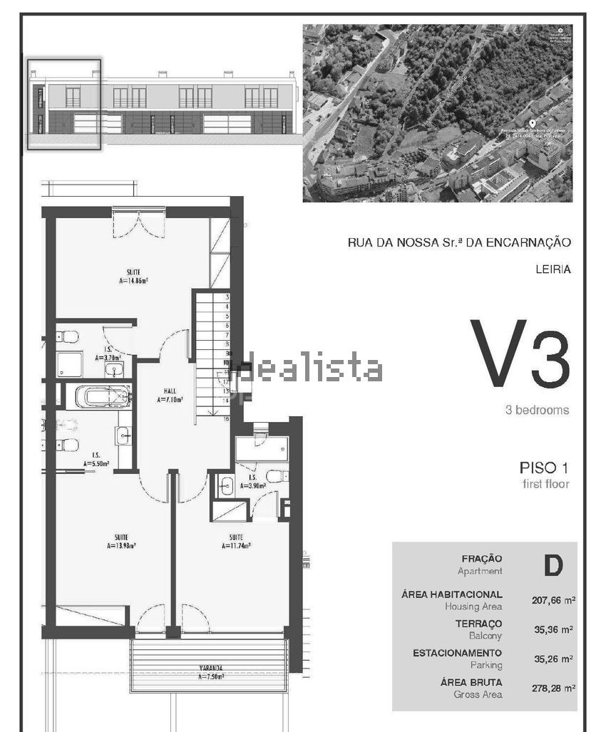 Apartamento T3 à venda em Leiria, Pousos, Barreira e Cortes, Leiria — foto 25