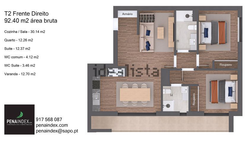 Apartamento T2 à venda em Paço de Sousa, Penafiel — foto 2