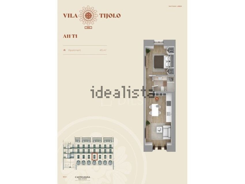 Apartamento T0 à venda em Estrela, Lisboa — foto 3