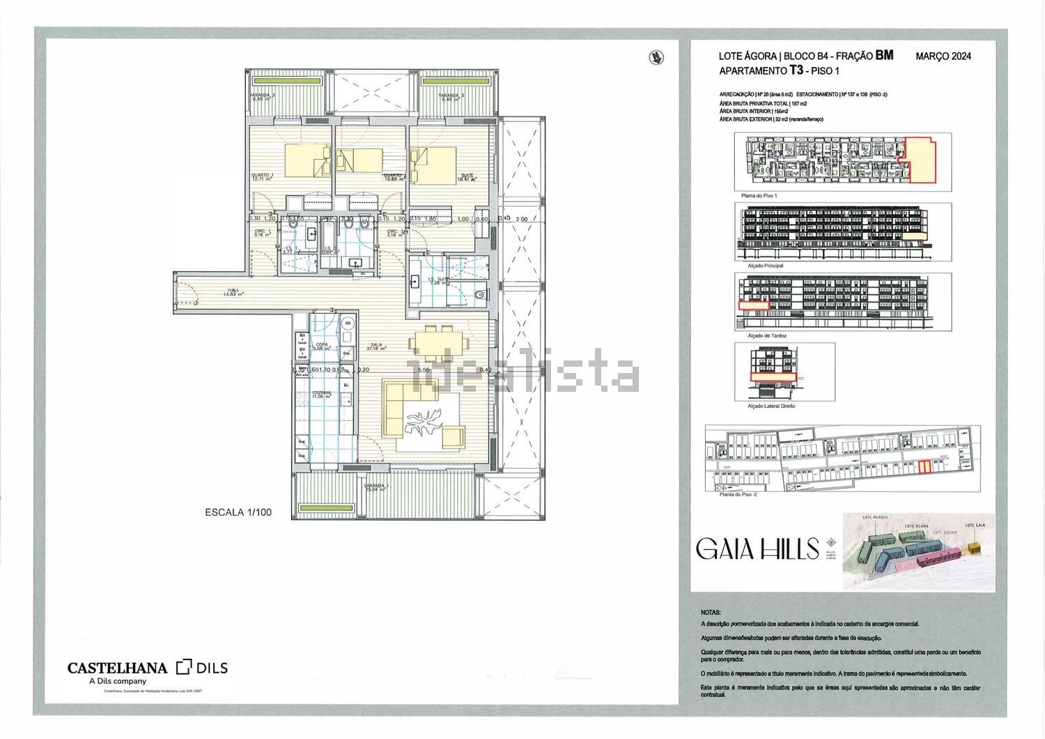 公寓 T3出售, Cais do Cavaco s/n - 平面图