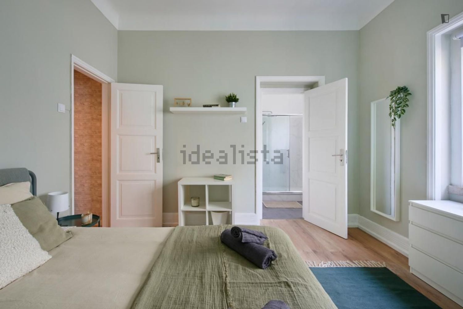 出租公寓 t1, avenida António Augusto de Aguiar - 卧室