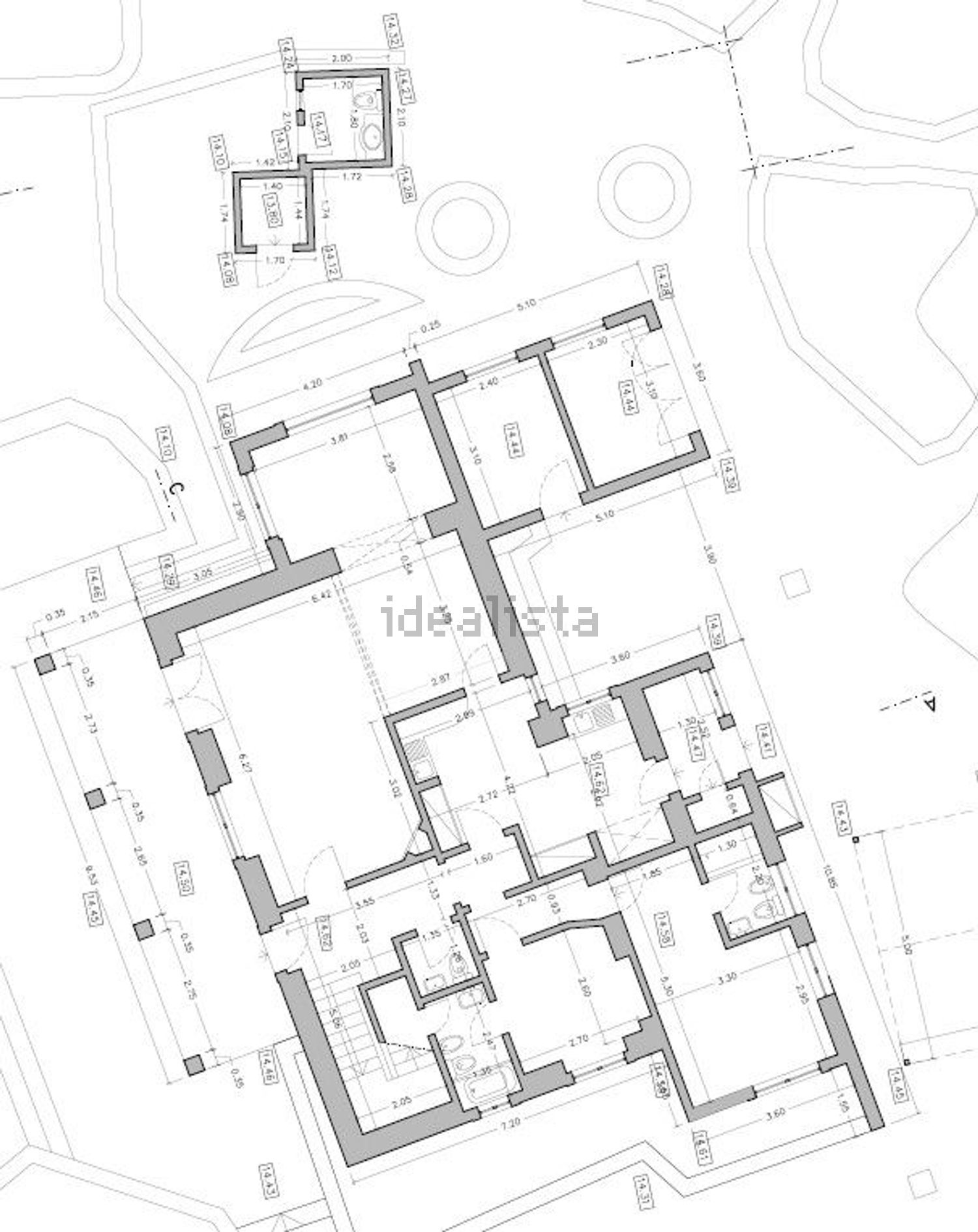  小楼房或独栋别墅出售, rua Atlântico, 39 - 平面图