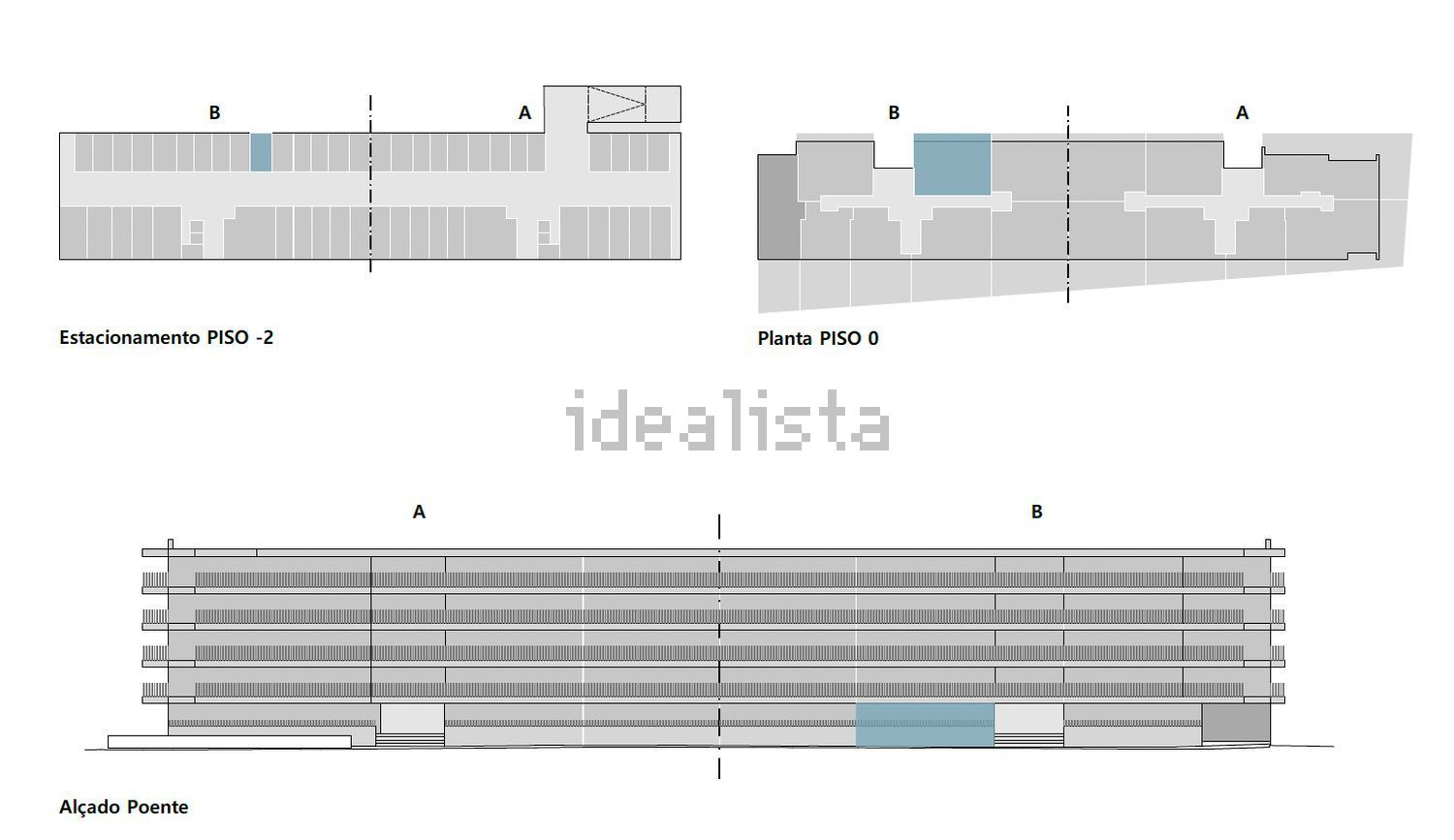 公寓 T2出售, avenida Padre Alves Correia s/n - 平面图