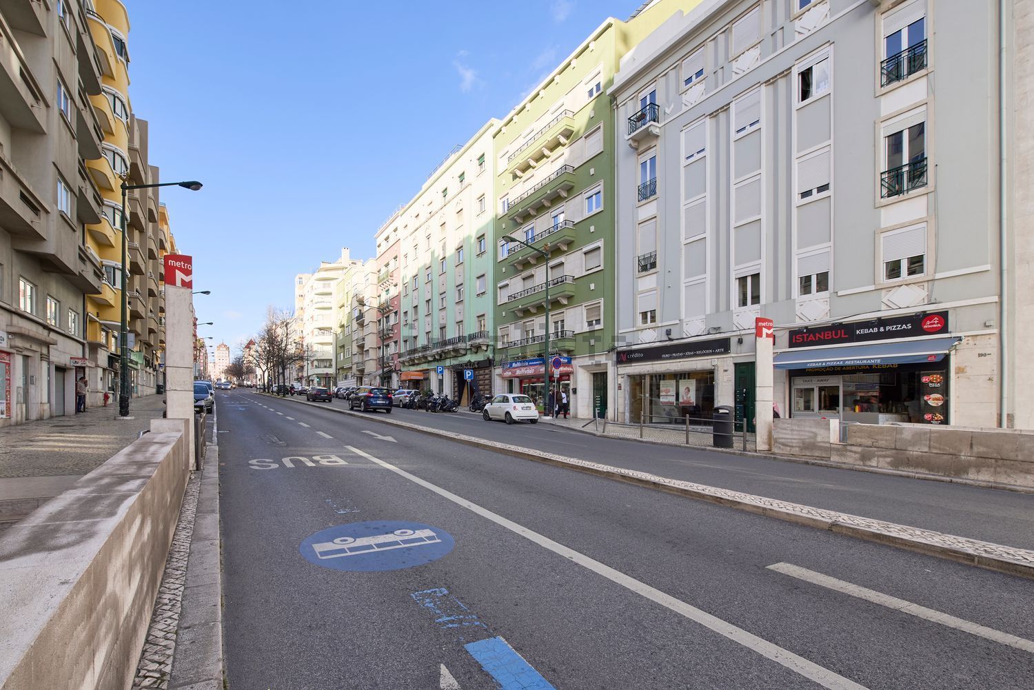 出租房间, avenida Almirante Reis - 视线