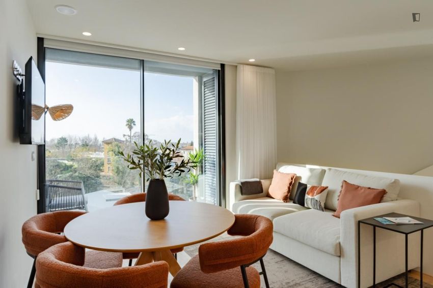 Imagem Sala de estar de apartamento t1 em Rua de Agramonte