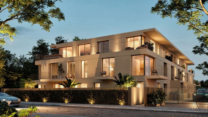 Imagem Fachada de apartamento t2 em Tires