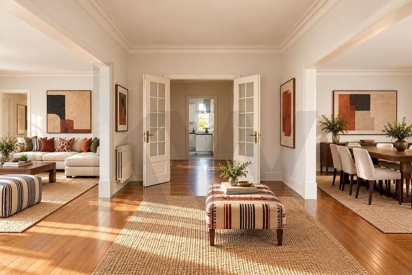 Imagem Sala de estar de apartamento t5 em Avenida Visconde de Valmor s/n