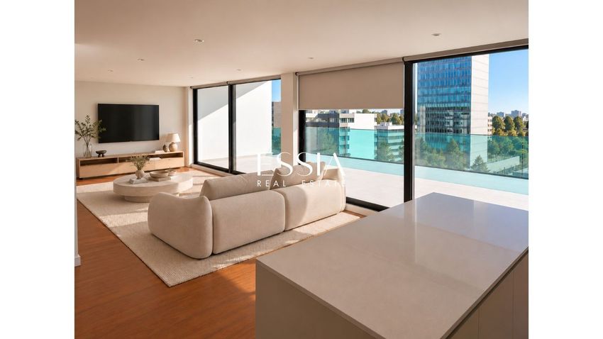 Imagem Sala de estar de apartamento t3 em Pinheiro Manso