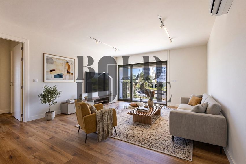 Imagem Sala de estar de apartamento t2 em Santa Clara