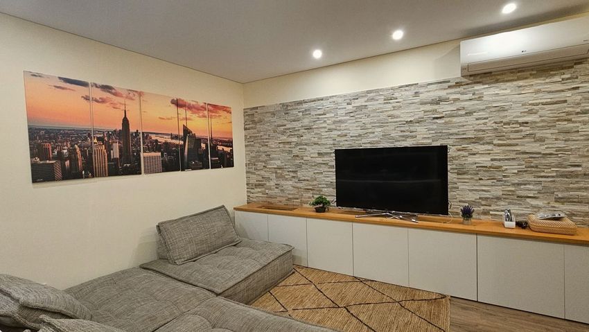 Imagem Sala de estar de apartamento t2 em Rua Padre Himalaia, 83