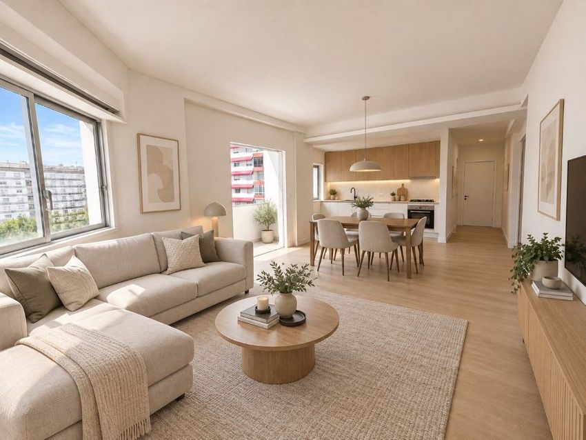 Imagem Sala de estar de apartamento t3 em Praceta Gomes Eanes de Zurara