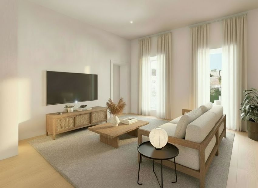 Imagem Sala de estar de apartamento t1 em Da Brasileira, 16