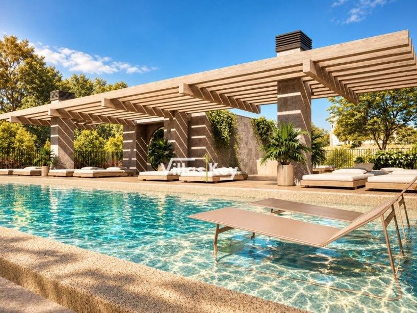 Imagem Piscina de apartamento t2 em Vale de Lagar - Quinta das Oliveiras - Pedra Mourinha