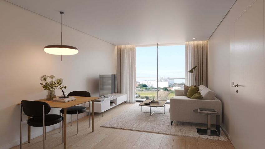 Imagem Sala de estar de apartamento t1 em Rua do Dom António José Cordeiro, 63
