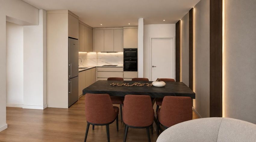 Imagem Cozinha de apartamento t3 em Praia da Rocha
