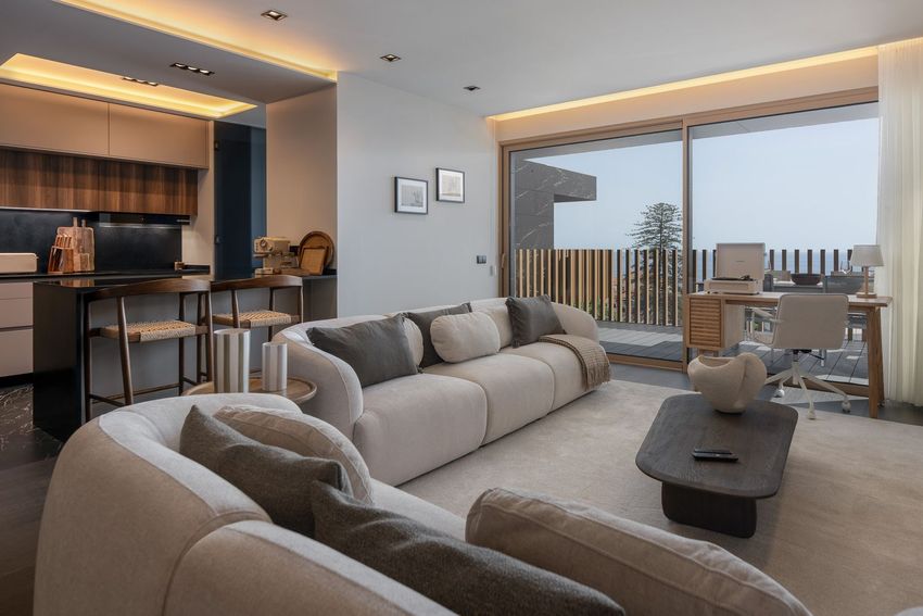 Imagem Sala de estar de apartamento t2 em Beco da Nora