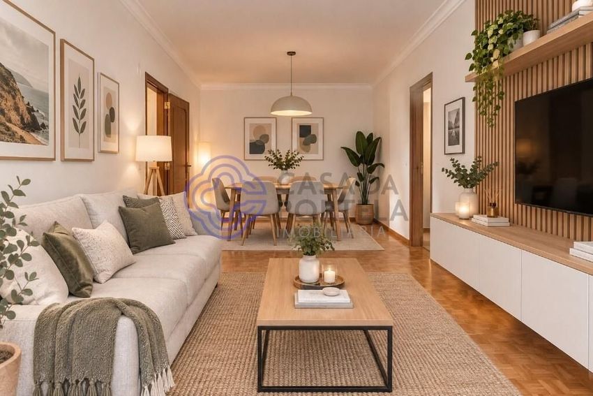 Imagem Sala de estar de apartamento t1 em Rua Alfredo José Marques s/n