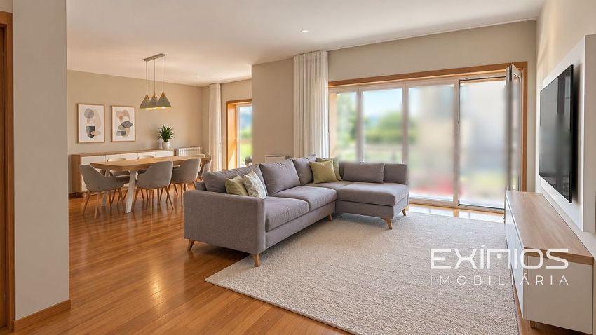 Imagem Sala de estar de apartamento t3 em Forte São João - Praia de Vila do Conde