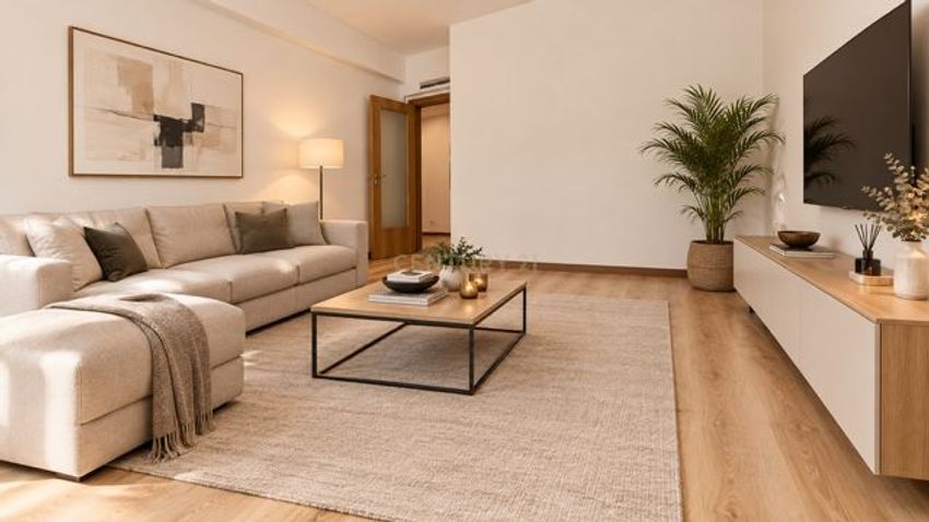 Imagem Sala de estar de apartamento t2 em Rua Sebastião da Gama, 22