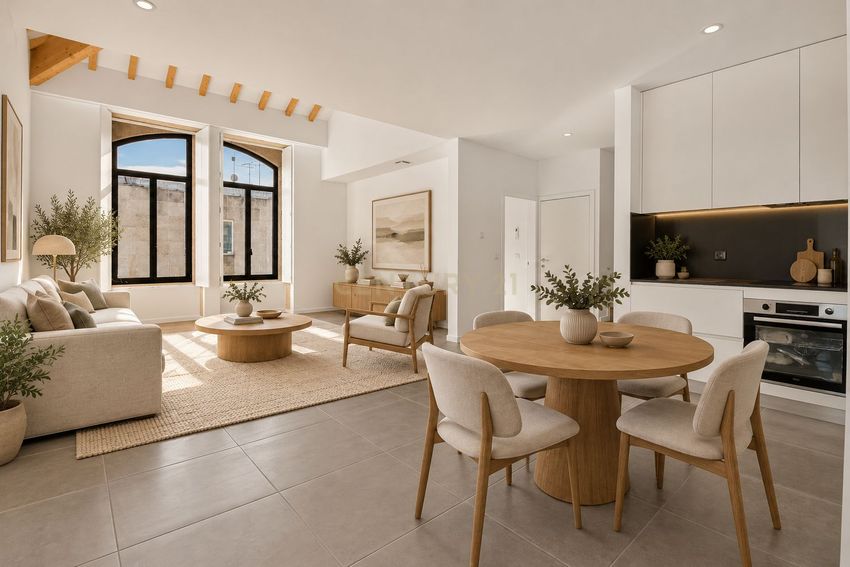 Imagem Sala de estar de duplex em Largo de São Sebastião s/n