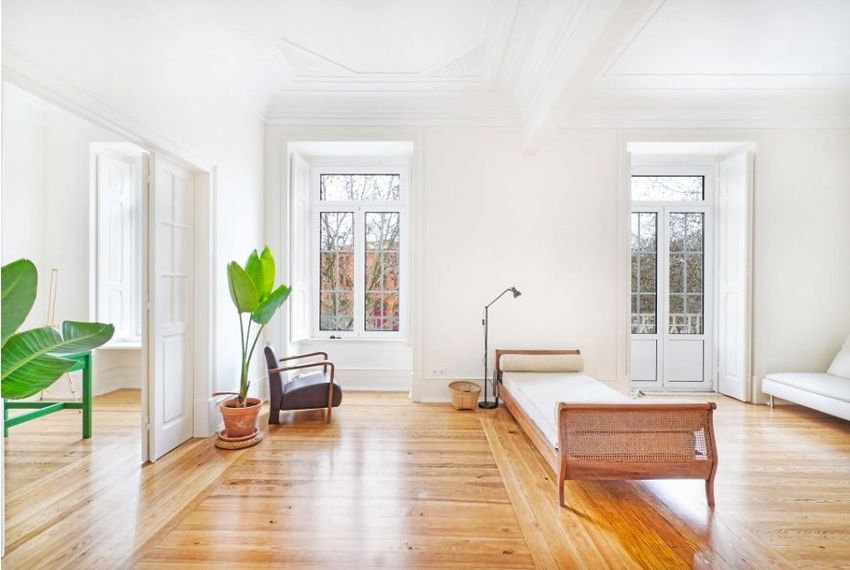 Imagem Sala de estar de apartamento t3 em Campo Pequeno