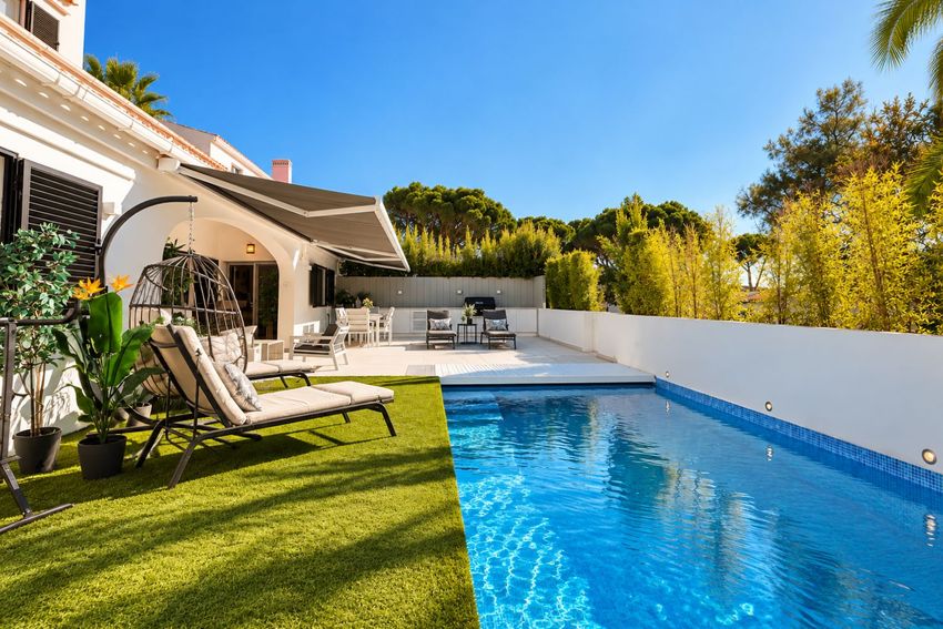 Imagem Piscina de apartamento t3 em Vale do Lobo