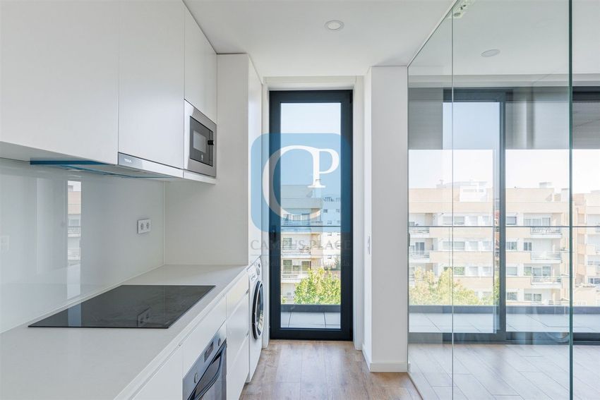 Imagem Cozinha de apartamento t0 em Rua Francisco Araújo Dantas, 56