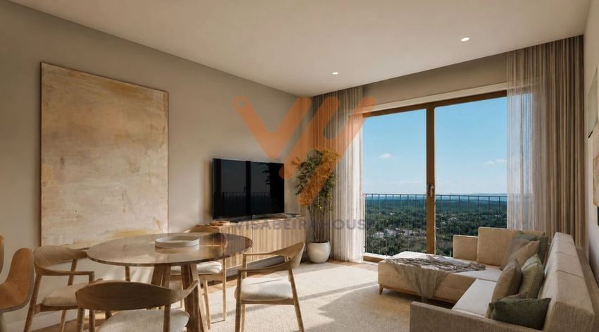 Imagem Sala de estar de apartamento t3 em Rua Pais de Abranches s/n