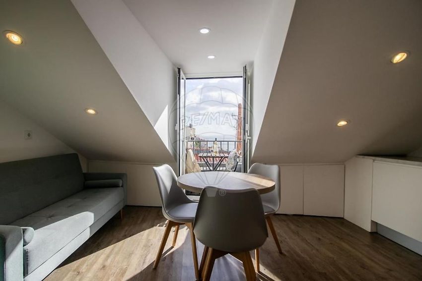 Imagem Sala de estar de apartamento t1 em Travessa do Açougue