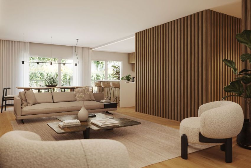 Imagem Sala de estar de apartamento t4 em Rua António da Conceição Diniz s/n
