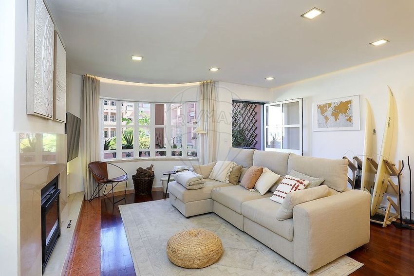 Imagem Sala de estar de apartamento t2 em Santa Clara
