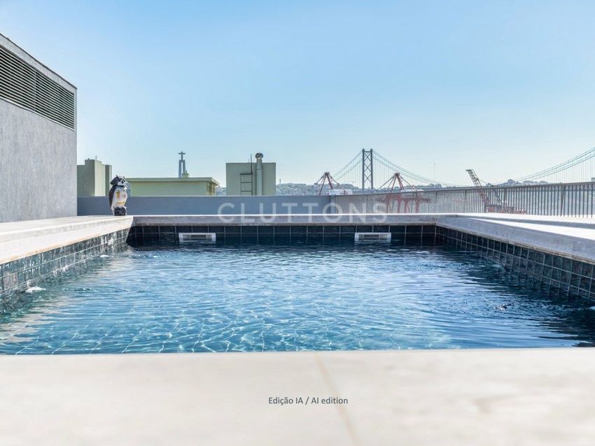 Imagem Piscina de apartamento t2 em Rua Abílio Lopes do Rego