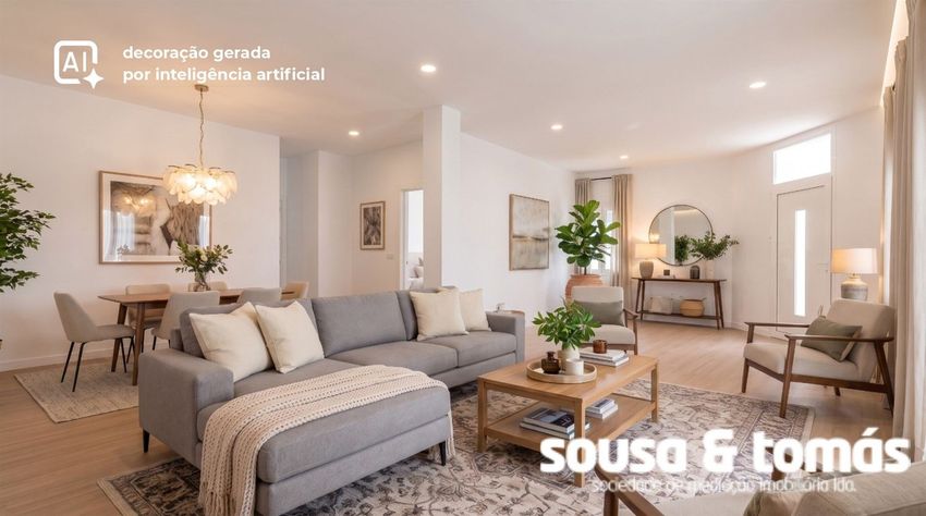 Imagem Sala de estar de  andar de moradia em Marrazes e Barosa