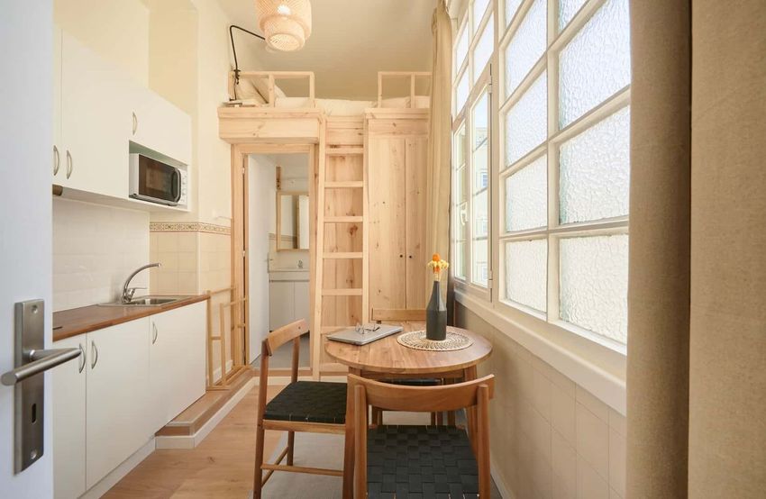 Imagem Sala de estar de apartamento t0 em Avenida António Augusto de Aguiar, 11