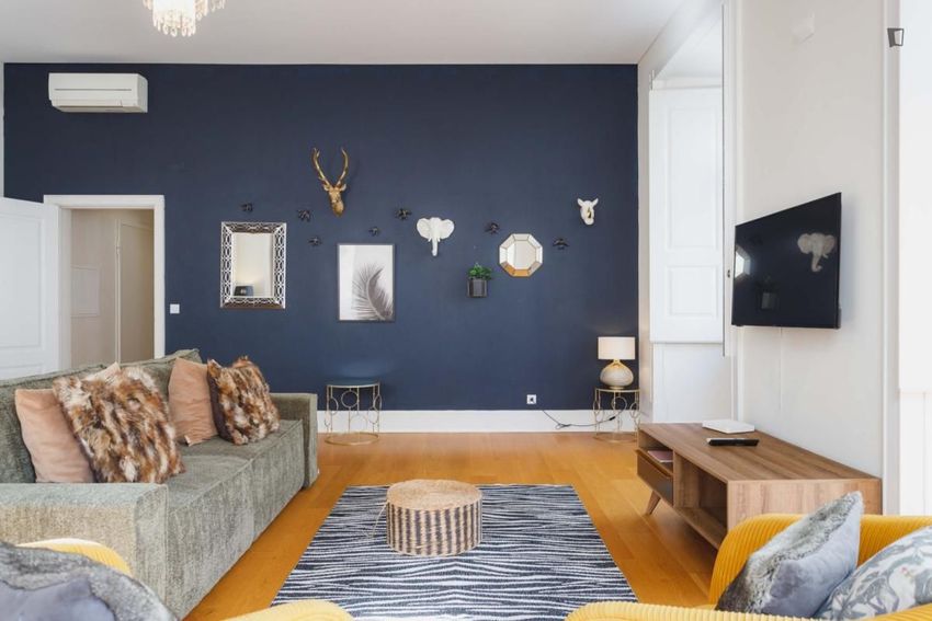 Imagem Sala de estar de apartamento t2 em Rua da Madalena