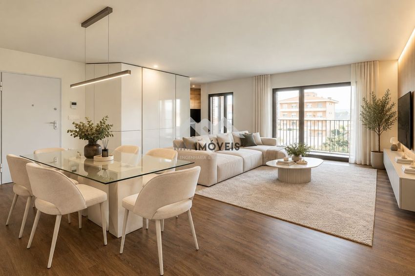 Imagem Sala de estar de apartamento t2 em Rua Sacadura Cabral s/n