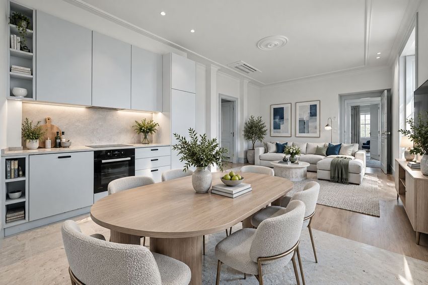 Imagem Sala de estar de apartamento t2 em Vila de Alcantarilha